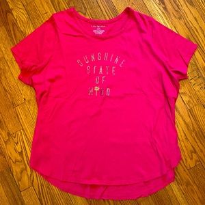 Lane Bryant Pink Tee